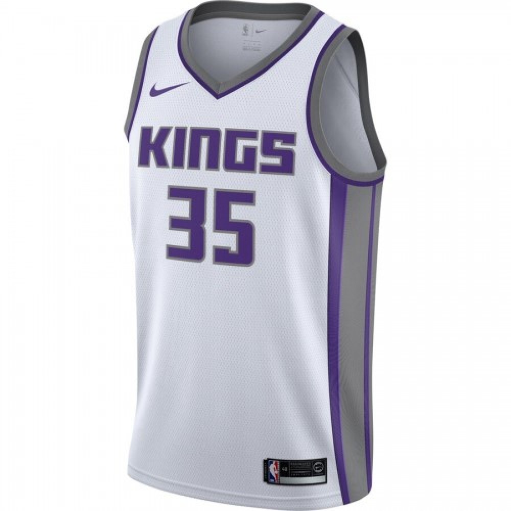 Men's Sacramento Kings Marvin Bagley III #35 White 19/20 Swingman Jersey - Association Edition-Pro Kit Vault | Brand New 26/27 Sports Jerseys